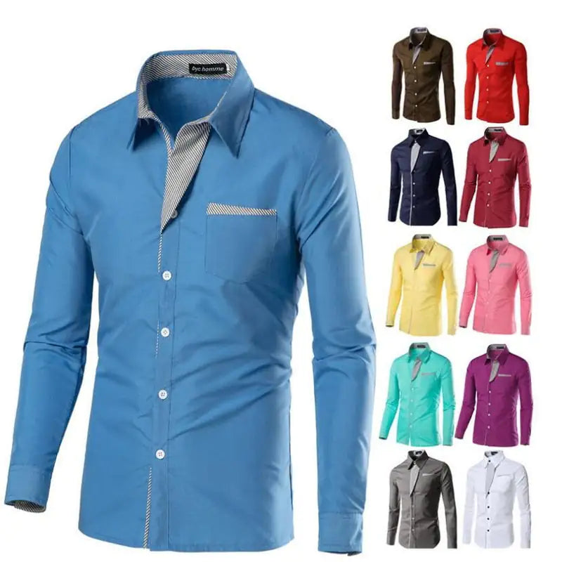 Men Slim Fit Formal Shirt