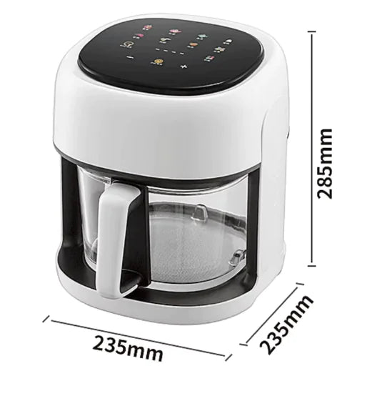 Smart Electric Glass Air Fryer - PFAS Free