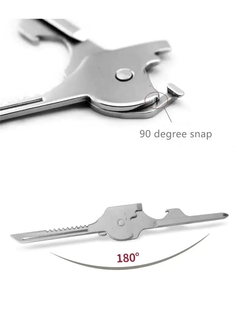 Portable Stainless Steel Keychain Tool