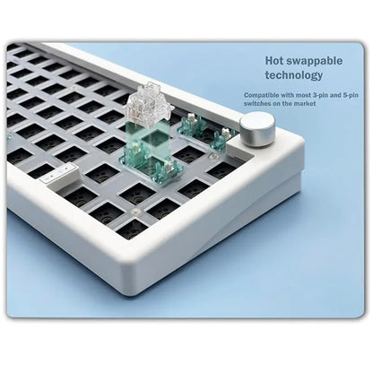 OOTDTY 3-Mode RGB Mechanical Keyboard