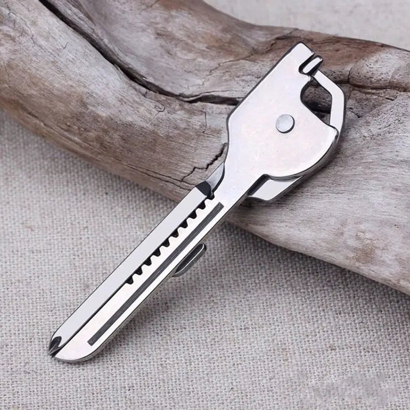Portable Stainless Steel Keychain Tool