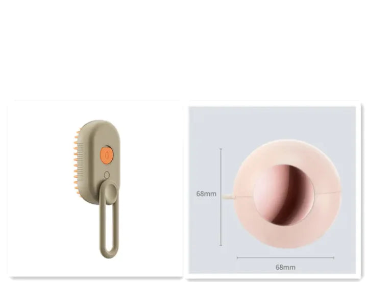 3-in-1 Electric Steam Pet Brush