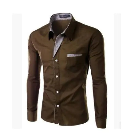 Men Slim Fit Formal Shirt