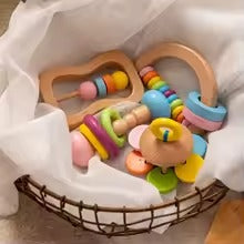 Montessori Baby Toy Set with Bath Gift Box