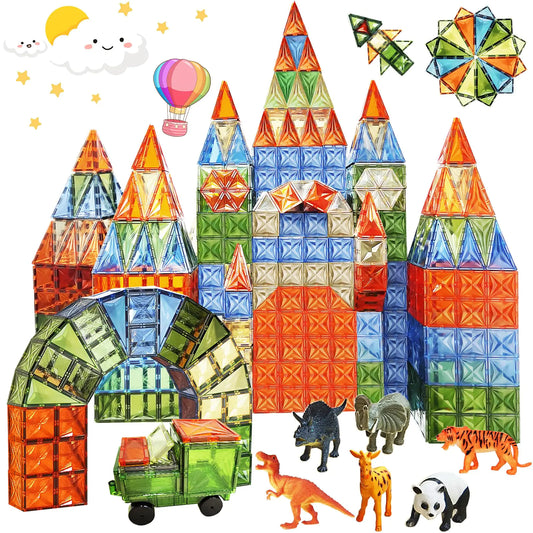 DMOIU 102-Piece Magnetic Building Set
