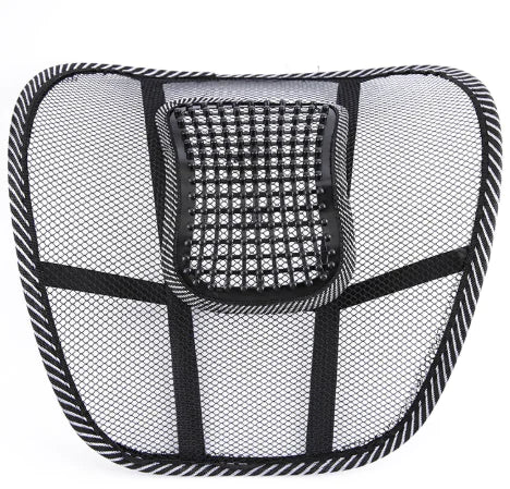 Ergonomic Mesh Back Support for Office Chairs