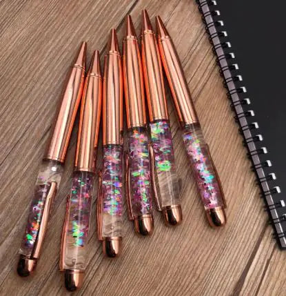Rose Gold Liquid Ball Pen