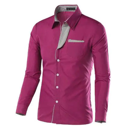 Men Slim Fit Formal Shirt