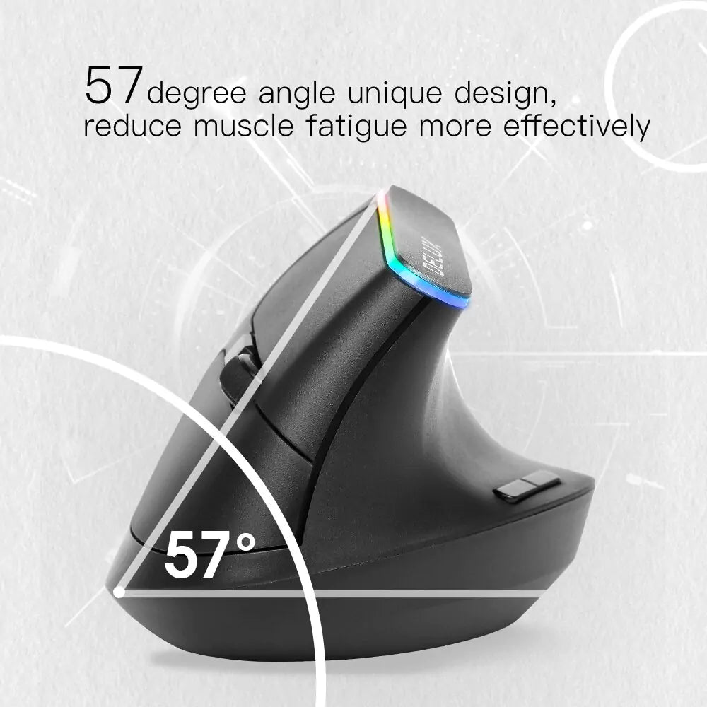 M618C Ergonomic 6D Wireless Mouse