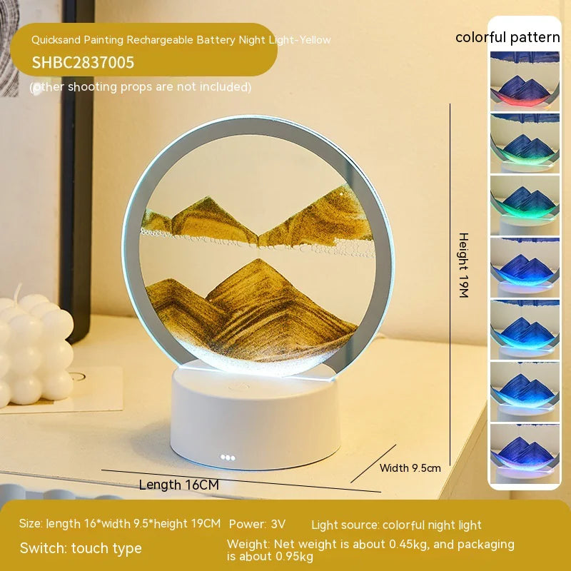 Creative Quicksand Lamp