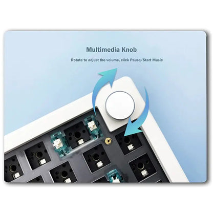 OOTDTY 3-Mode RGB Mechanical Keyboard