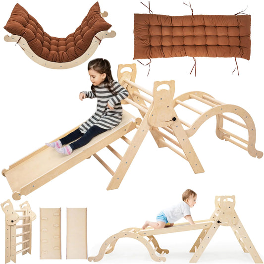 NEOCOZY 3-in-1 Pikler Climbing Set