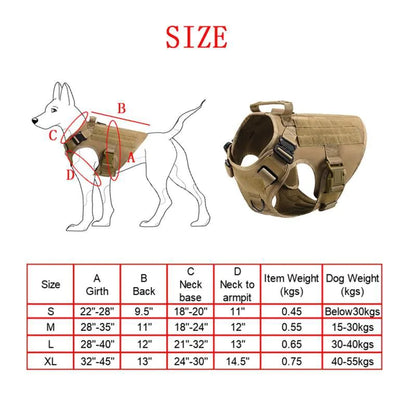 Tactical Dog Training Vest